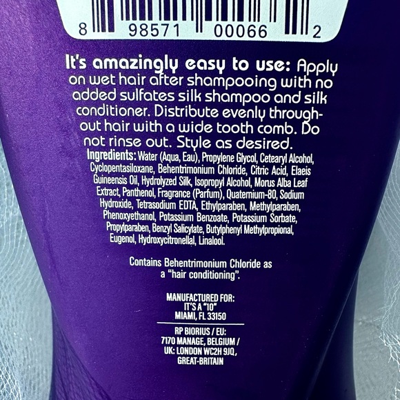 🎉HP! IT’S A 10 ✨NWT✨ Miracle Leave-In Spray 10 oz Bottle - Picture 5 of 5